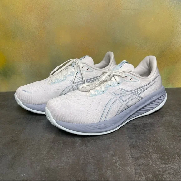 Asics Gel Cumulus 26 Men's Wide Running Shoes White/Cool Grey Size 13 EE - Picture 6 of 16